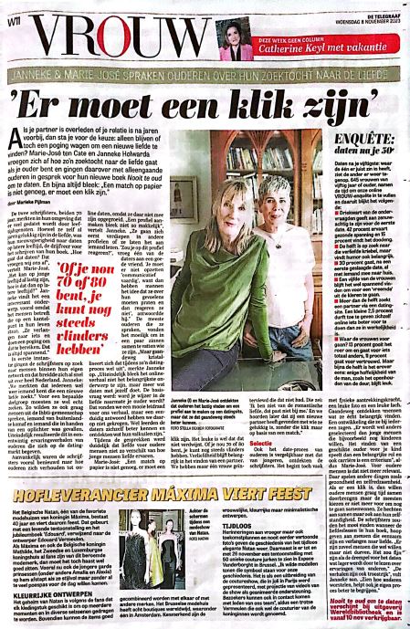 Er moet een klik zijn telegraaf 08-11-2023