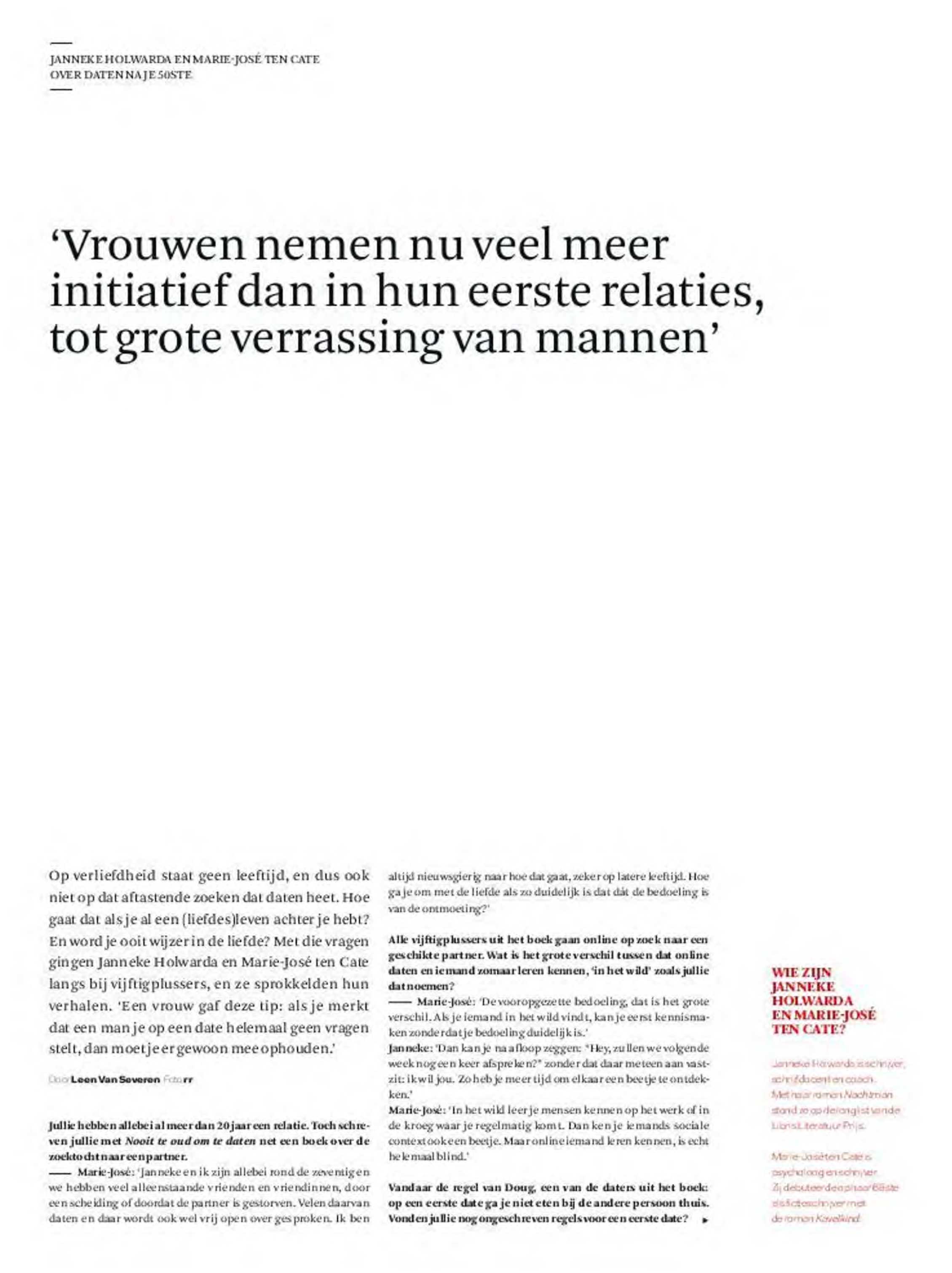 Nooit te oud om te daten DS Magazine 5 18 11 1